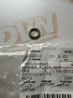 NOS OEM Kawasaki Plain Washer 8MM 1983-1992 JS550 JS440 92022-3043