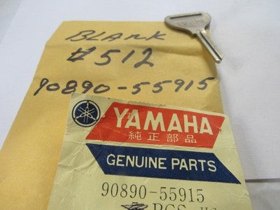 NOS Vintage Genuine Yamaha Motorcycle Blank Keys #521 90890-55915