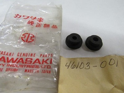 NOS OEM KAWASAKI W1 A1 A7 W2 STEERING DAMPER ROD BUSHING QTY2 46103-001