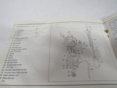 OEM FACTORY OWNERS MANUAL  1979  RM80