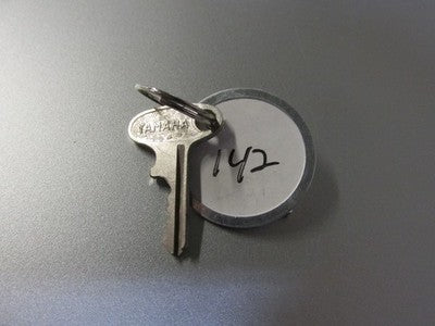 Vintage Yamaha OEM Factory Pre Cut Motorcycle Key # 142