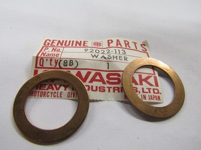 Kawasaki 92022-113 Washer Thrust KZ750 KZ650 F9 F8 KZ400 F5 H1 H2 Mach F81M KH50
