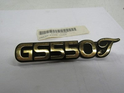 NOS SUZUKI 1981 GS550T SIDE COVER EMBLEM PART# 68131-47400