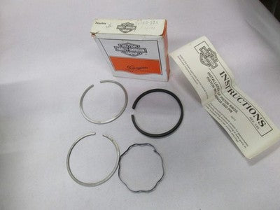 NOS OEM Harley Davidson Piston Ring Set P N 22360-57A  1972-82 XL