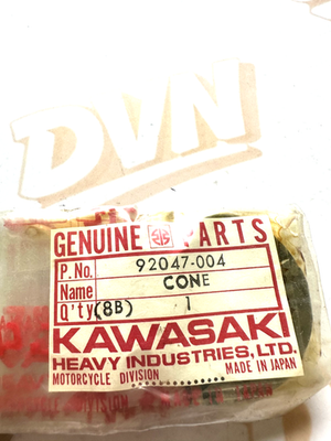 NOS NEW OEM ORIGINAL  92047-004 KAWASAKI F7 KE100 F6 MC1 LOWER BEARING CONE