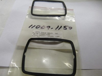 2 NOS Kawasaki Signal Lamp Gasket 81-83 KZ1000 KZ1100 KZ750 KZ OEM 11009-1150