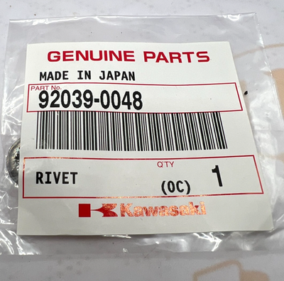 Kawasaki RIVET 92039-0048 OEM NEW