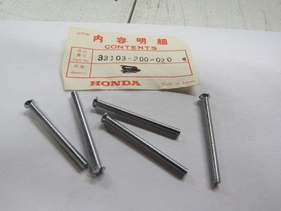 NOS Honda 1975-1978 XL100 Screws 33103-200-020 Set Of 5