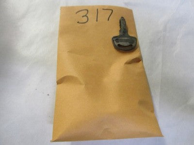 Vintage Suzuki  OEM Factory Pre Cut Motorcycle Key # 317