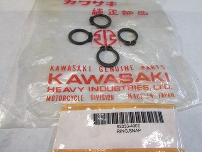 NEW Genuine OEM Kawasaki Snap Rings 4  92033-4002