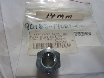 NOS Yamaha Self Locking Nut 90185-14081 LC50 TT225 YFM400 YFM600 YFM660