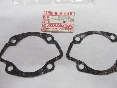 Kawasaki NOS NEW 11009-008 Cylinder Base Gasket KV MT1 KV75  SOLD AS 2
