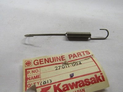 NOS OEM FACTORY KAWASAKI EX250 F9 F5 F8 KZ550 BRAKE LAMP SWITCH SPRING 27011-004