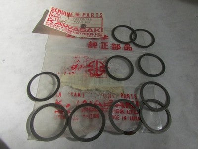 NOS NEW OEM KAWASAKI KX420 F11 KT250 KDX400 KDX420 PLAIN WASHER QTY-10 92022-198