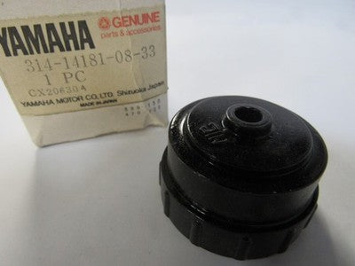 NOS OEM YAMAHA OEM FLOAT CHAMER COVER  1976 YZ80   314-14181-08-33
