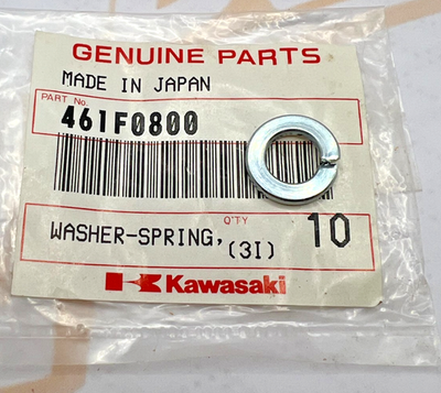 1 NOS 1968-1989 Kawasaki KM100 KZ1000 F3 KLT250 Spring Washer 8mm OEM 461F0800