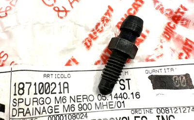 NEW GENUINE DUCATI 18710021A VALVE, BREATHER