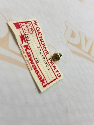NOS OEM KAWASAKI SCREW, LENS FITTING KE100-B10 KE100-B11 KE100-B12 #23019-026