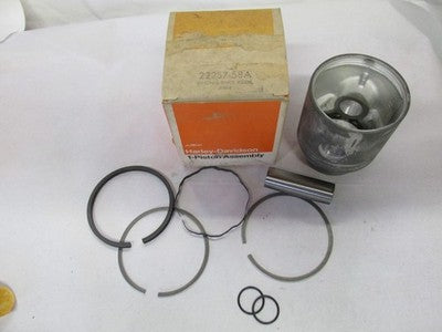 Harley NOS 58-69 Ironhead 900cc Sportster .050+ Piston Ring Set OEM: 22257-58A
