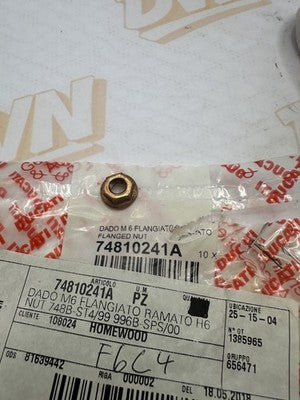 Nut Part Number - 74810241A For Ducati