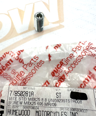 Ducati Threaded 77850281A  Dowel M8X25 NOS   (L-9090)
