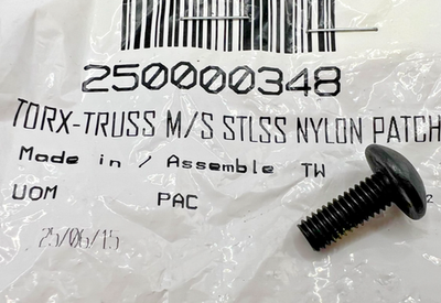 250000348 TORX-TRUSS TO M/S STLSS TO NYLON PATCH