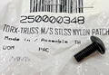 250000348 TORX-TRUSS TO M/S STLSS TO NYLON PATCH