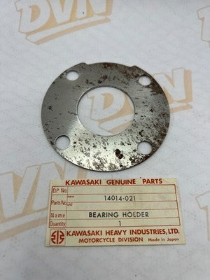 NOS GENUINE KAWASAKI F6 F7 KD175 KE175  71-83 HOLDER-CRANK BEARING 14014-021