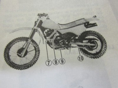 1993 OEM SUZUKI DR100 OWNER'S MANUAL VINTAGE