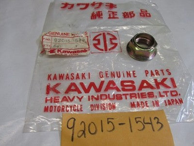 Kawasaki NOS NEW 92015-1543 Nut VN ZG ZL VN750 VN700 ZG1200 ZG1000 ZL1000 ZL900