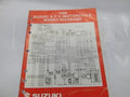 Suzuki Factory Wiring Diagrams Manual 1988 genuine factory manual  1988
