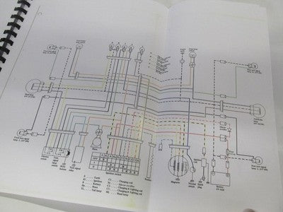 Suzuki RV125 parts and service manual   1973-1975