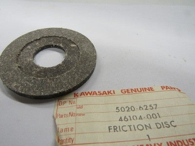Kawasaki NOS NEW 46104-001 Steering Damper Friction Disc A1 A7 A1SS A7SS Avenger
