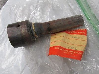 NOS NEW ORIGINAL OEM SUZUKI TC125 TS125 MUFFLER CLEAN OUT TUBE 14850-2860