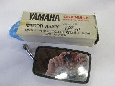NOS 1981-83 Yamaha Virago Left Mirror, XV920 XS650S XS650
