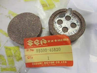 nos suzuki factory original brake pad set 59300-45820 gs550 gs750 gs400 1977-79