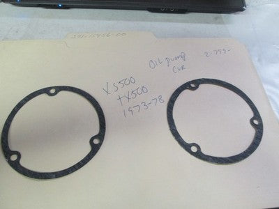 Yamaha XS500,TX500  Nos oil pump  cover Gaskets  371-15456-00