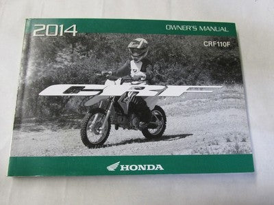 2014 14 Honda CRF110F CRF110 Owners Manual Handbook