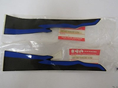 Suzuki emblem  GSXR1100W 1984  frame cover decal set   sold as set
