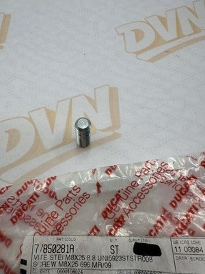 Ducati Threaded 77850281A  Dowel M8X25 NOS   (L-9090)