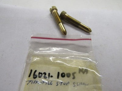 Kawasaki NOS NEW 16021-1005 Throttle Adjusting Screw KE KX KE250 KX125 sold as 2
