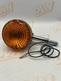 NOS Vintage Suzuki OEM Turn Signal 80s Amber Lens 35600-4