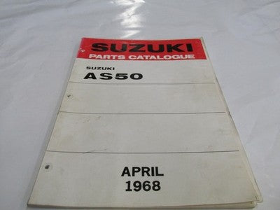 Suzuki AS50  PARTS  MANUAL  1968 1969
