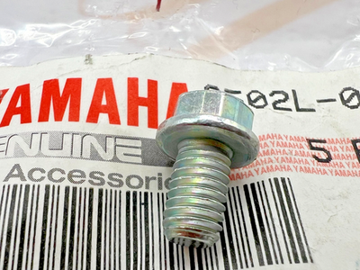 05-15 TTR250 New Genuine Yamaha Exhaust Baffle Flange Bolt P No. 9502L-06010