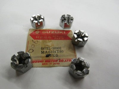 Suzuki M123 M15 M15D Nos Rear Axle Nut Lot Of 4 64721 50002