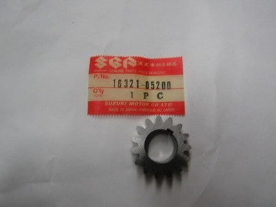 NOS OEM Suzuki Oil Pump Drive Gear DR100 DR125 GN125  89-91 16321-05200