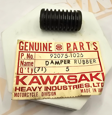 New OEM Kawasaki 92075-1026 Rubber Damper NOS