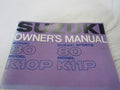 Suzuki K10P K11P OWNERS MANUAL