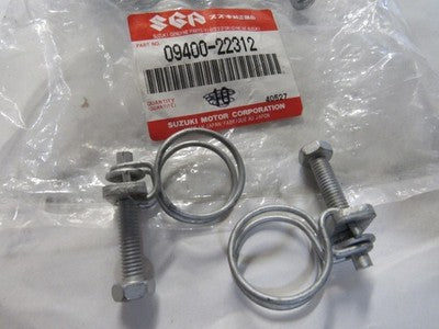 Genuine Suzuki 2x Bypass Hose Clamps GT750 09400-22312