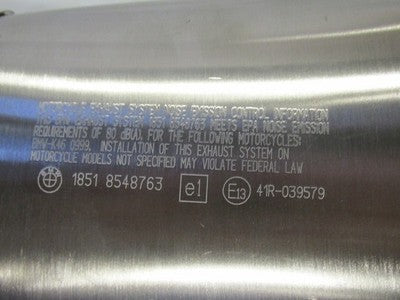 BMW S1000rr Stock Exhaust Muffler 41r-039579 OEM 18518548763
